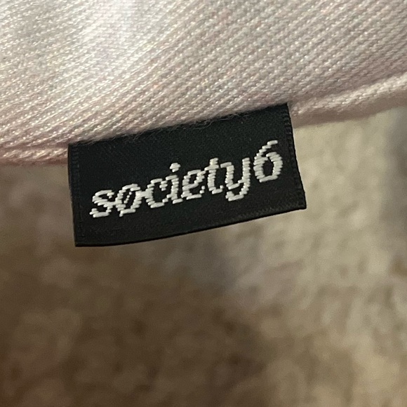 Society6 Anita Bella Jantz Agate Glitter Glam Indoor Throw Pillow | 20 x 20 - Picture 5 of 6